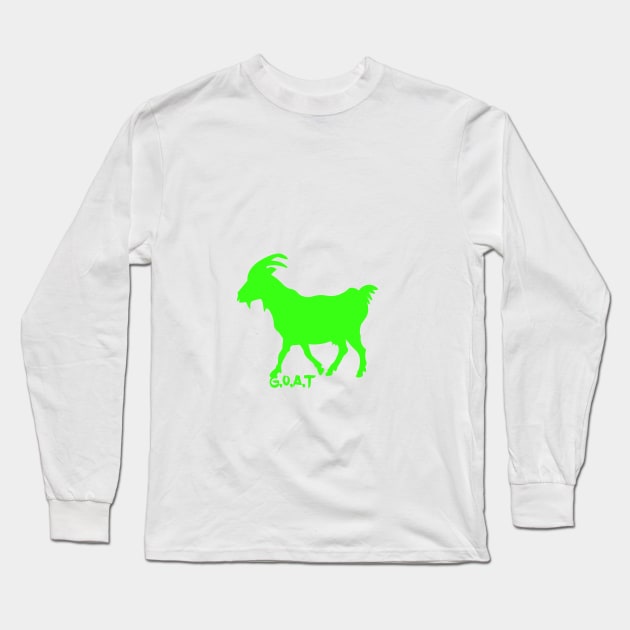 G.O.A.T. neon Long Sleeve T-Shirt by goats